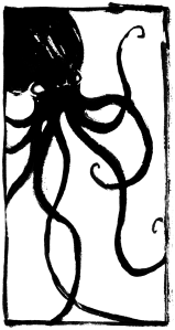 Oktopus Ink logo created by Cristina Lopez